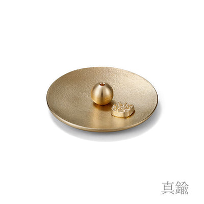 香の器セット　丸　錫