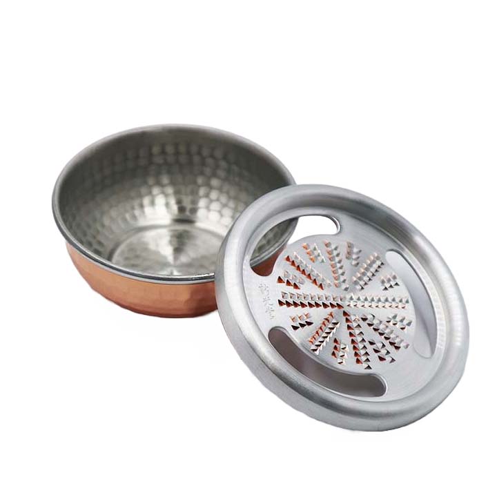 新光堂　純銅薬味おろし器　8ｃｍ　銅器