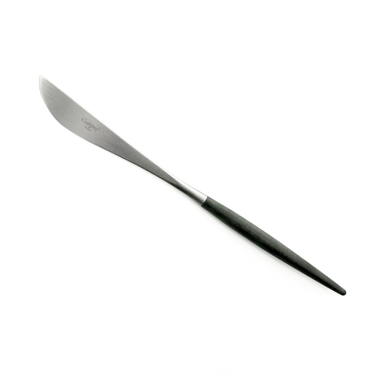 Cutipol　GOAブラック 　シルバー　テーブルナイフ