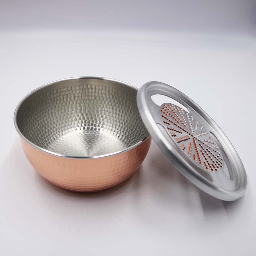 新光堂　純銅おろし器　12ｃｍ　銅器