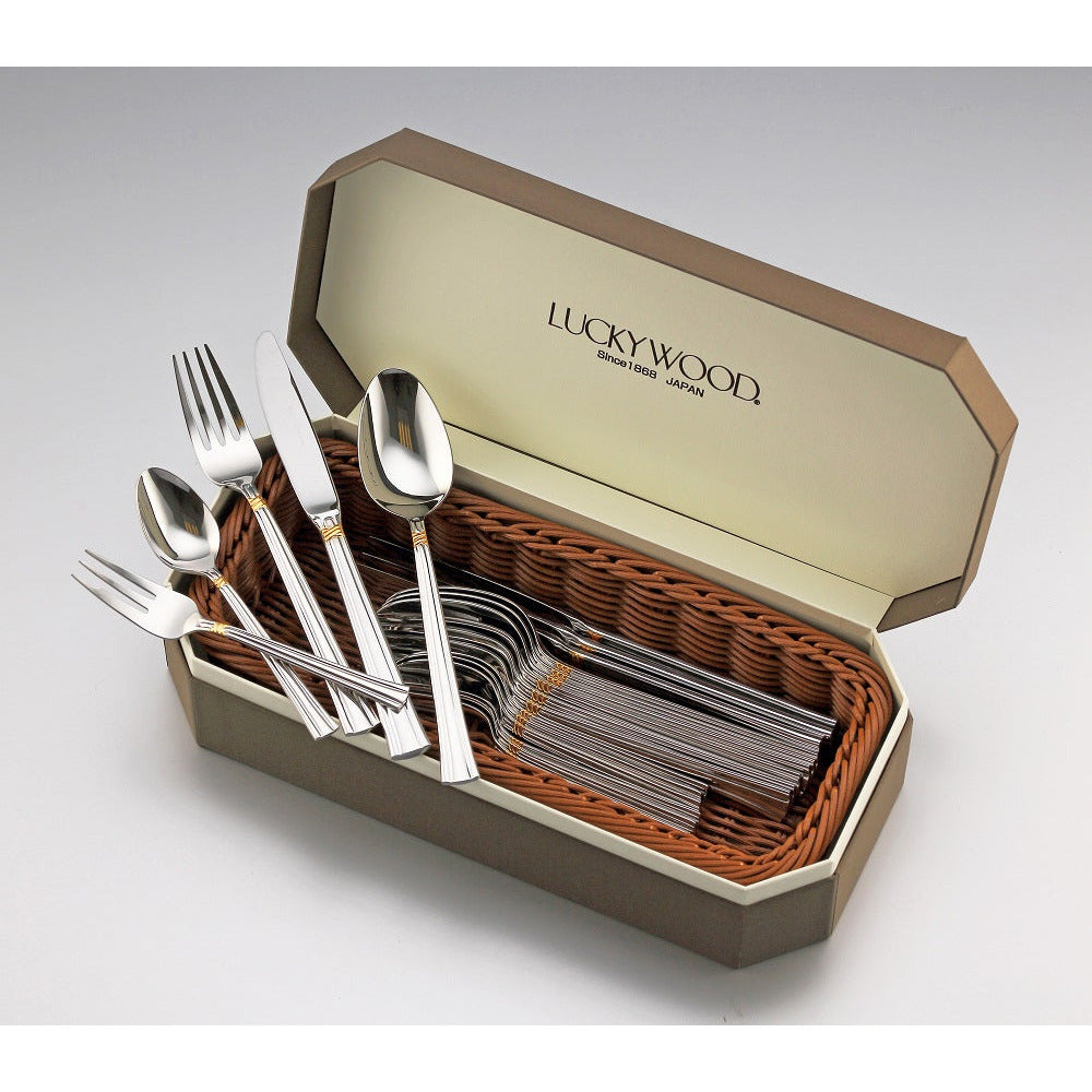 純銀ラッキーウッド シドニー 16本カトラリーセット 純銀ラッキーウッド シドニー 16本カトラリーセット