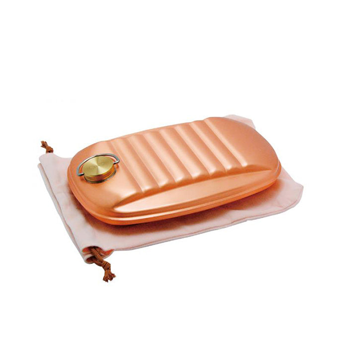 純銅湯たんぽ（小）袋付　S-9395S