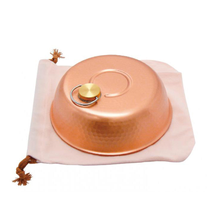 純銅ドーム型湯たんぽ（大）