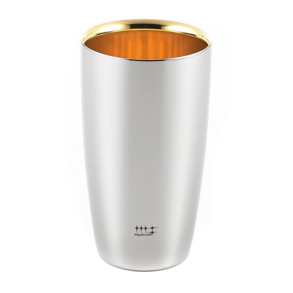 磨き屋シンジケート　二重ビアタンブラー370ml（内面金メッキ仕上げ）